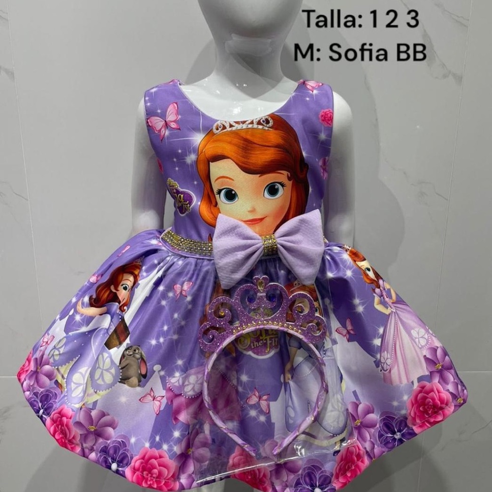 Purple Princess Dress with Bow